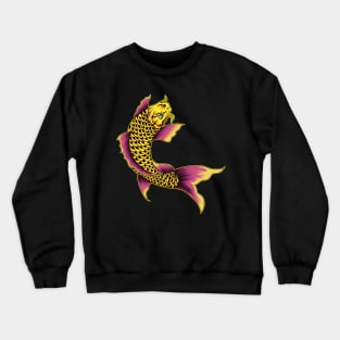 Golden Koi Fish Crewneck Sweatshirt